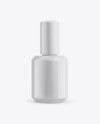 Glossy Nail Polish Bottle Mockup - Front View Glossy Nail Polish Bottle Mockup - Front View