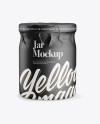 Jar in Matte Paper Wrap Mockup