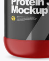 Matte Protein Jar Mockup Matte Protein Jar Mockup