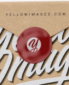 Kraft Bag Mockup - Half Side View