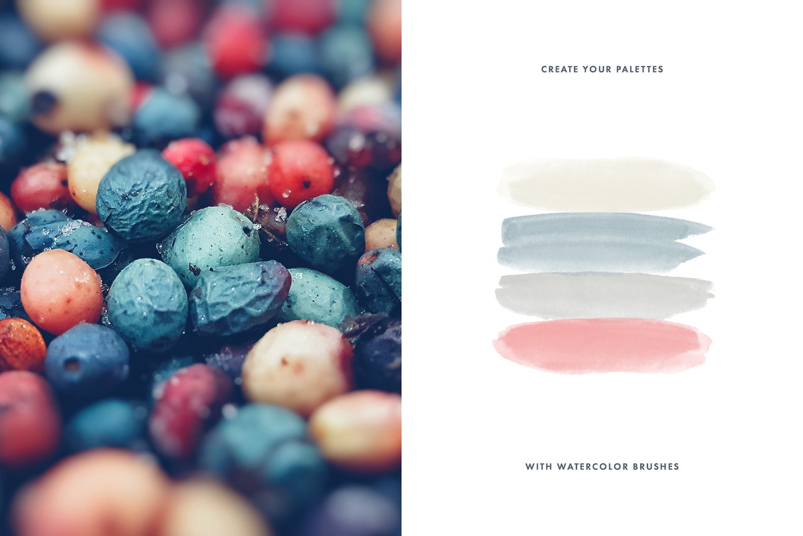 Cloudy Watercolor Decorations Set Cloudy Watercolor Decorations Set