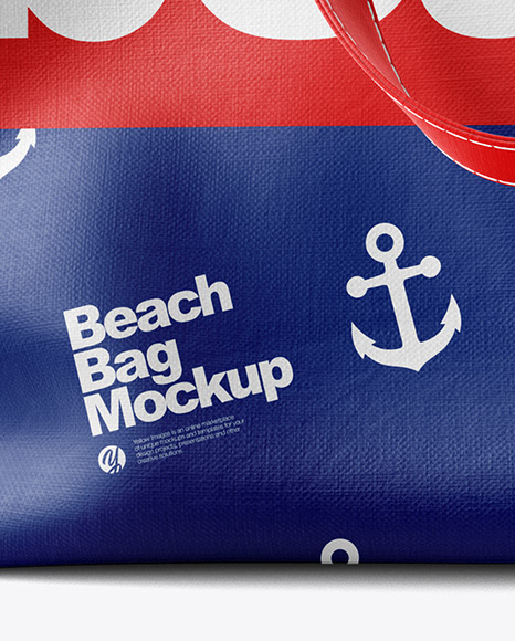 Beach Bag Mockup - Front View