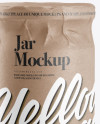 Jar in Kraft Paper Wrap Mockup