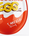 Glossy Chocolate Egg Pack Mockup