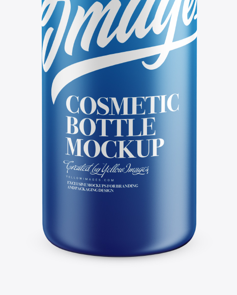 Matte Cosmetic Bottle Mockup