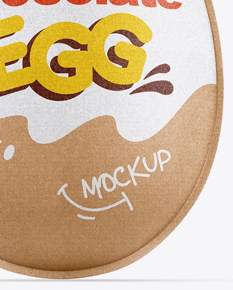 Kraft Chocolate Egg Pack Mockup