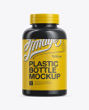Glossy Plastic Tablets Bottle Mockup Glossy Plastic Tablets Bottle Mockup