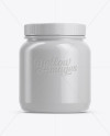Glossy Plastic Jar Mockup Glossy Plastic Jar Mockup