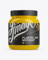 Glossy Plastic Jar Mockup Glossy Plastic Jar Mockup