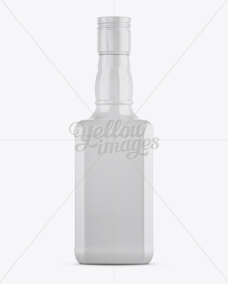 Liquor Bottle Mockup - Front View