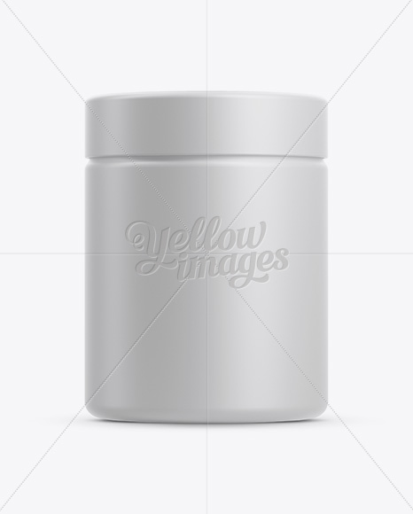 Matte Plastic Jar Mockup Matte Plastic Jar Mockup