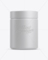 Matte Plastic Jar Mockup