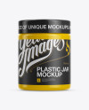 Glossy Plastic Jar Mockup Glossy Plastic Jar Mockup