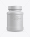 Matte Plastic Jar Mockup