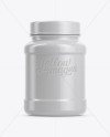 Glossy Plastic Jar Mockup