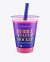 Bubble Tea Cup Mockup