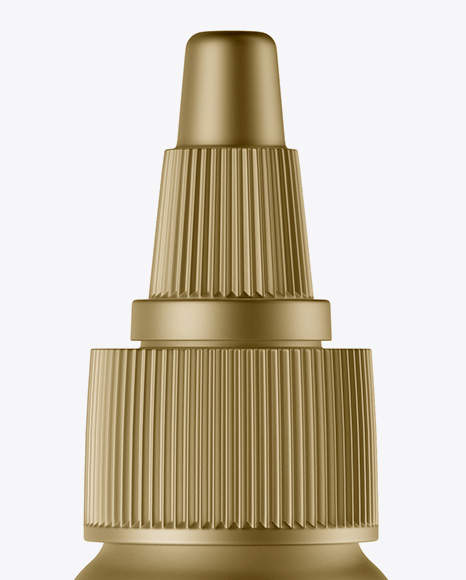 Metallic Dropper Bottle Mockup