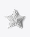 Star Pillow Mockup - Top View