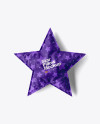 Star Pillow Mockup - Top View