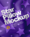 Star Pillow Mockup - Top View
