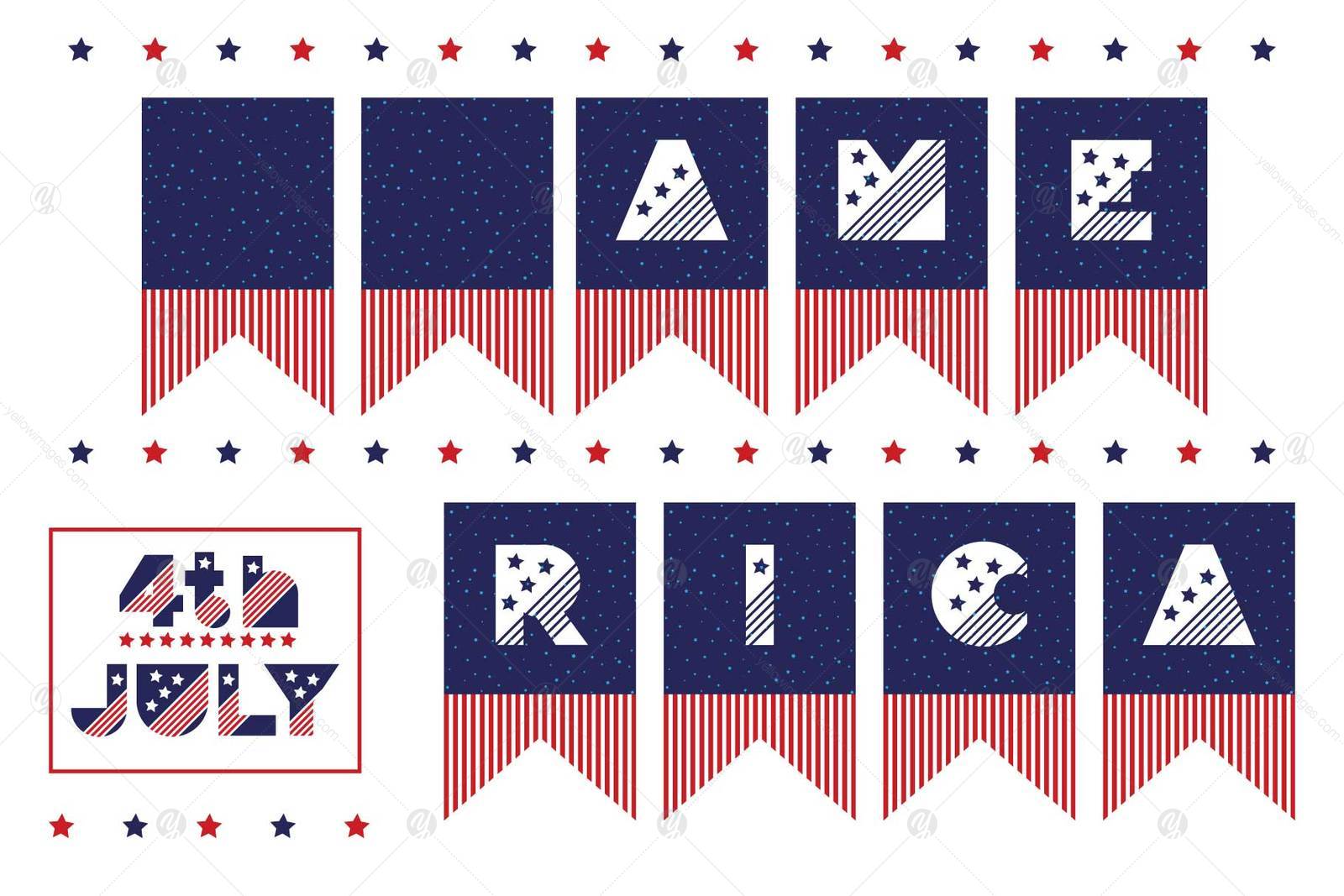 4th July Pattern pack