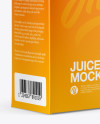 Juice Box Mockup - Half Side View