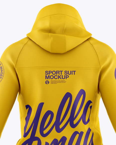 Women's Sport Suit Mockup - Back View