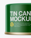 Tin Can Mockup - Front View