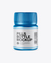 Matte Metallic Pills Bottle Mockup