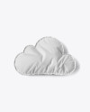 Cloud Pillow Mockup - Top View