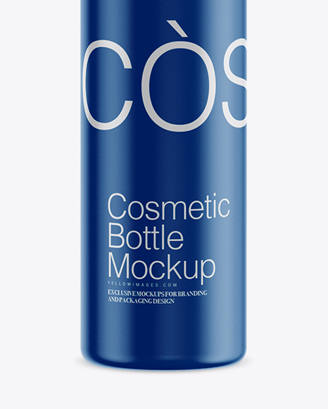 Matte Cosmetic Bottle Mockup Matte Cosmetic Bottle Mockup