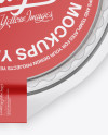 Transparent Container with Sweets Mockup - Top View