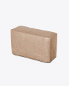 Kraft Paper Bag Mockup - Halfside View (High-Angle Shot)