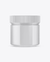 Glossy Plastic Jar Mockup