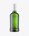 Green Glass Bottle Mockup