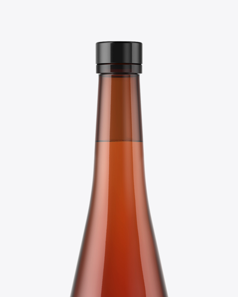 Amber Glass Bottle Mockup Amber Glass Bottle Mockup