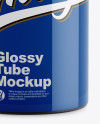 Glossy Tube Mockup - Front View