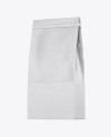 Kraft Coffee Bag With Tin-Tie Mockup - Half Side View