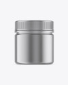 Metallic Jar Mockup - Front View