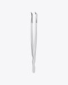 Stainless Steel Tweezer Mockup