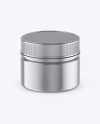 Metallic Jar Mockup (High-Angle Shot)