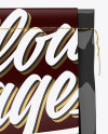 Glossy Bag Mockup - Front View Glossy Bag Mockup - Front View