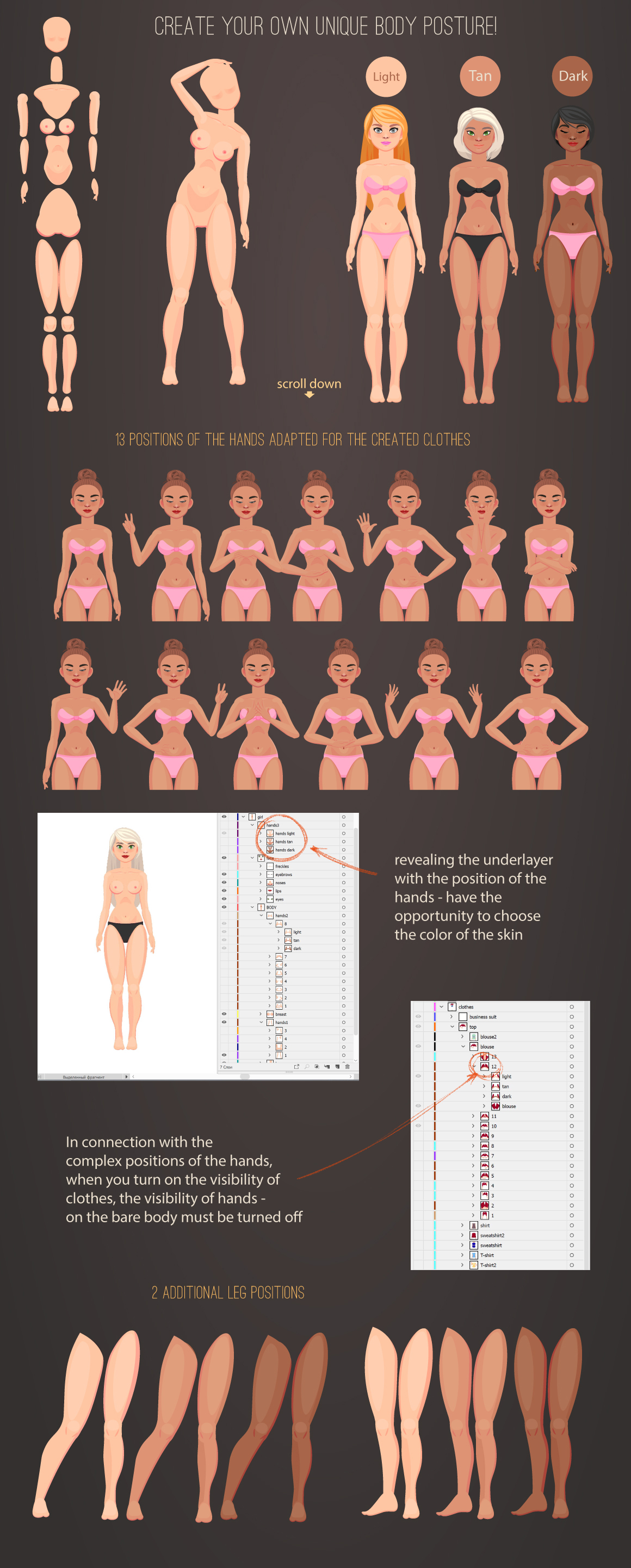 Character portrait girl creator Character portrait girl creator