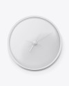 Wall Clock Mockup - Front View