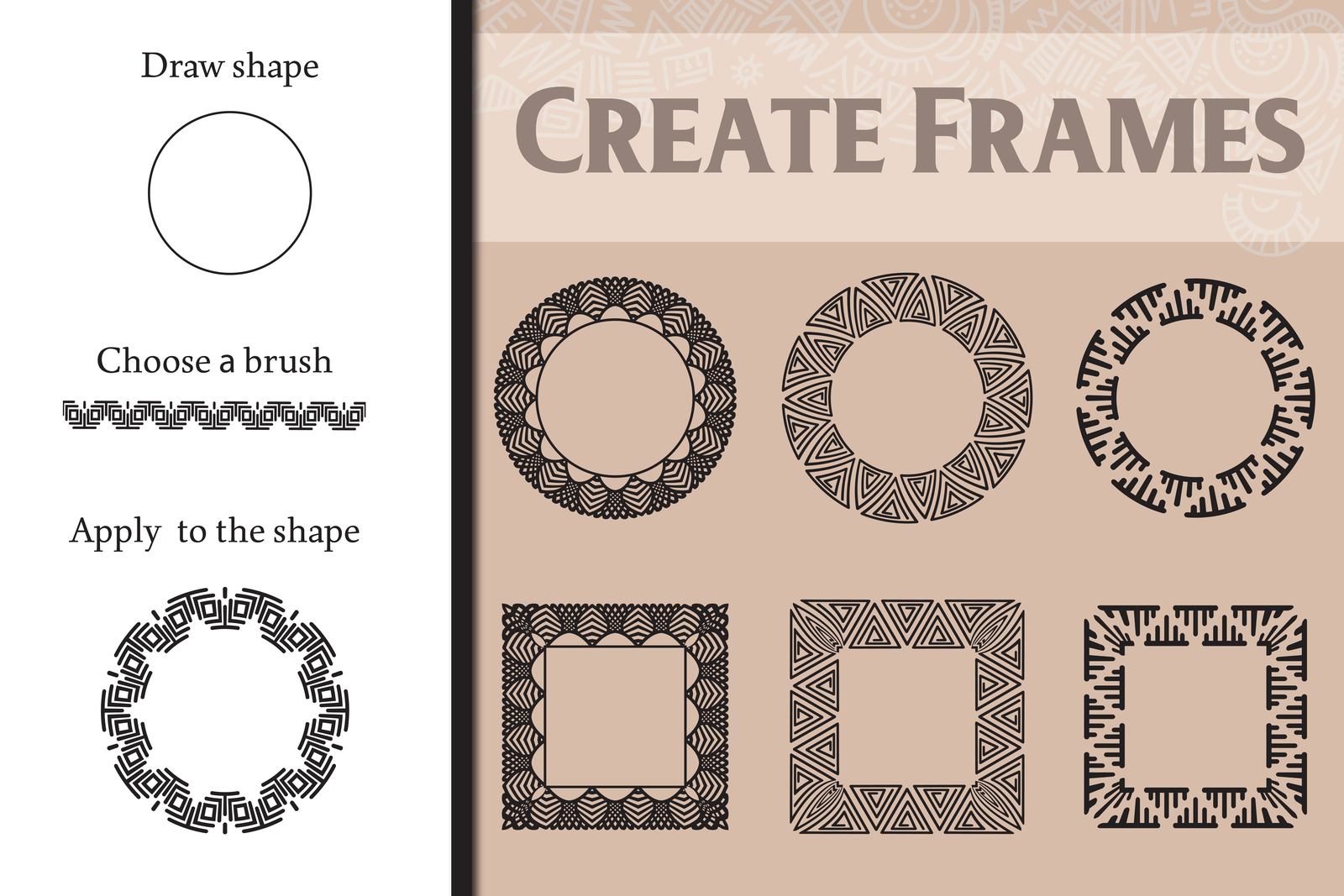 110 Ethnic Pattern Brushes 110 Ethnic Pattern Brushes