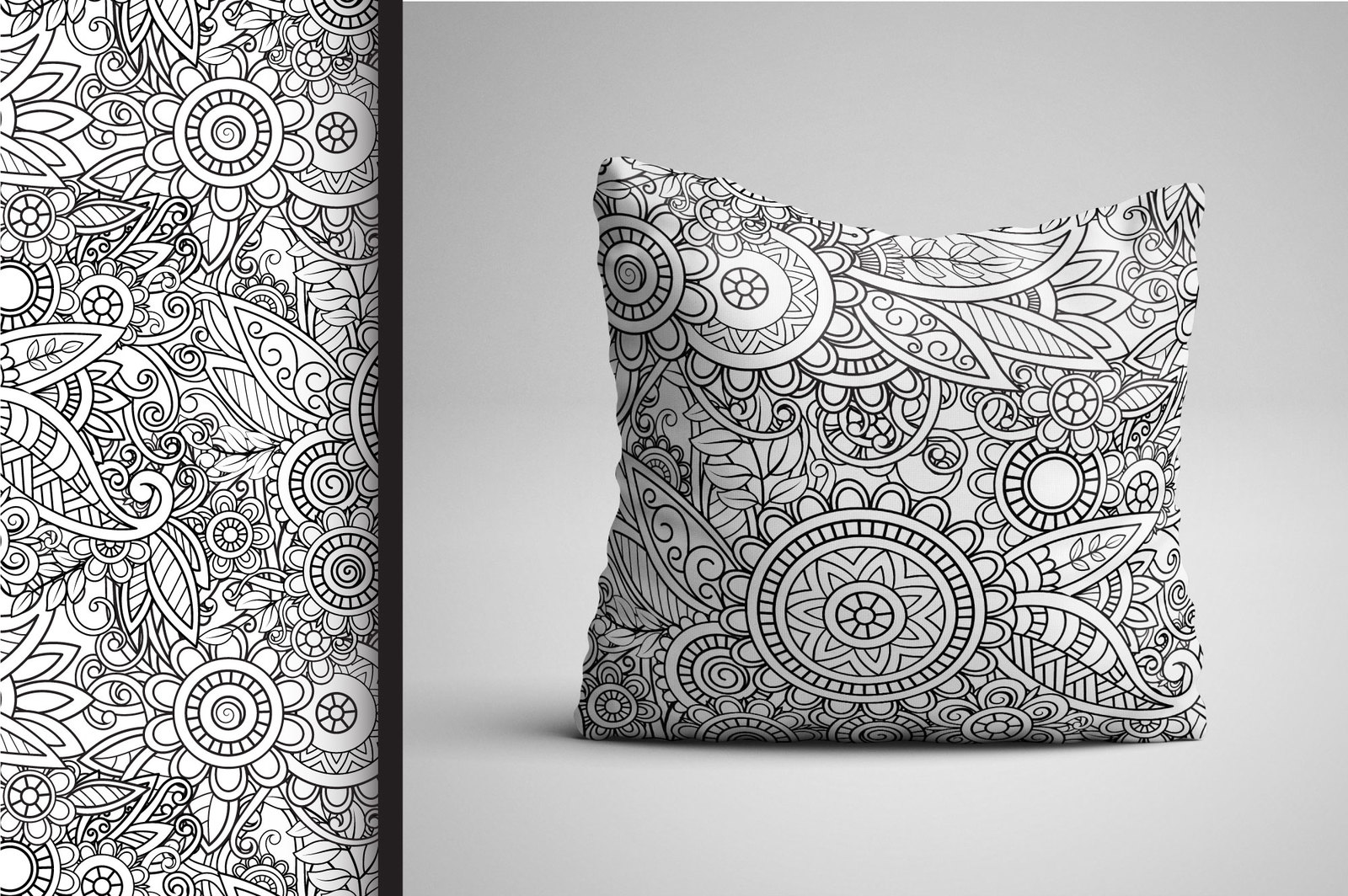 6 Floral Seamless Patterns 6 Floral Seamless Patterns