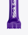 Glossy Stick Sachet Mockup