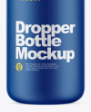 Matte Dropper Bottle Mockup