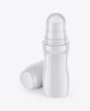 Glossy Roll-On Deodorant Mockup - Front View (High-Angle Shot) Glossy Roll-On Deodorant Mockup - Front View (High-Angle Shot)