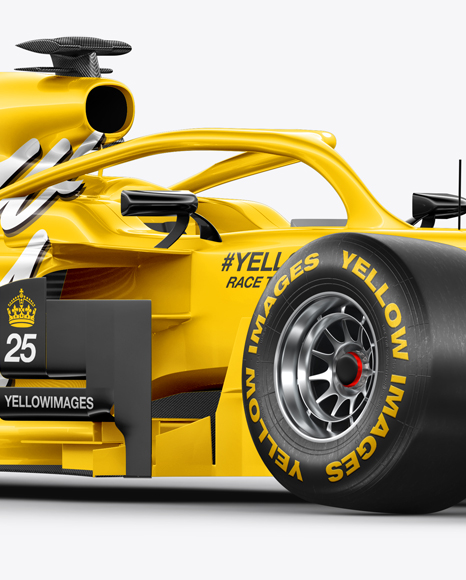 Formula-1 2018 Mockup - Halfside View